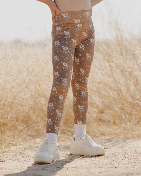 Rylee + Cru Basic Legging - Autumn Rose (Saddle)