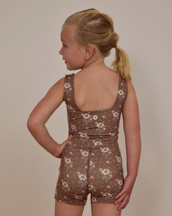 Rylee + Cru Malibu Bodysuit - Autumn Rose (Saddle)