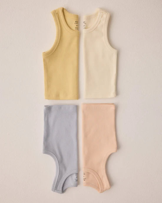 Rylee+Cru Ribbed Tank Set