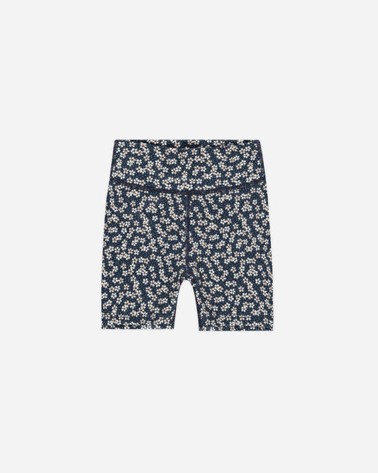 Rylee + Cru Bike Short - Blue Floral (Indigo)