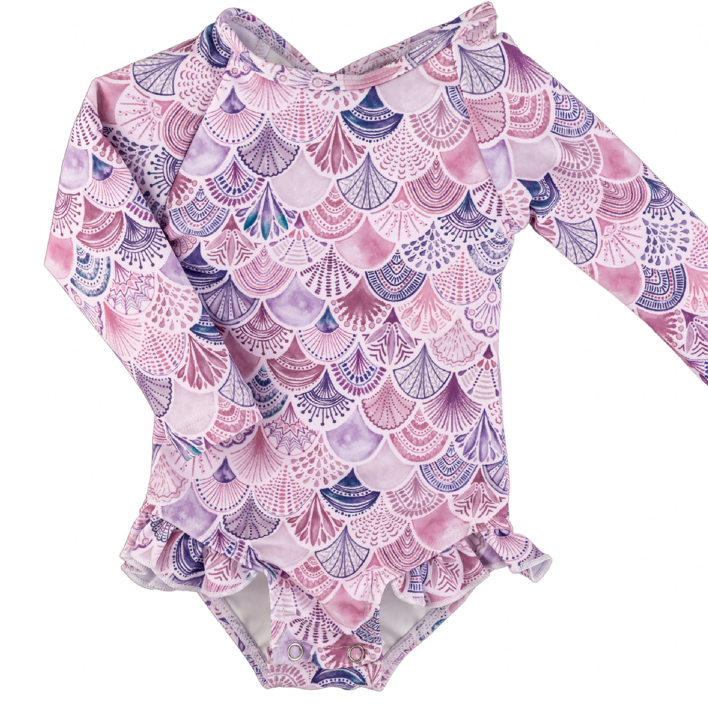 Current Tyed - Ruffle Rashguard Suit