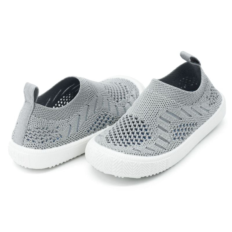 Jan & Jul Kids Breeze Knit Shoes | Grey