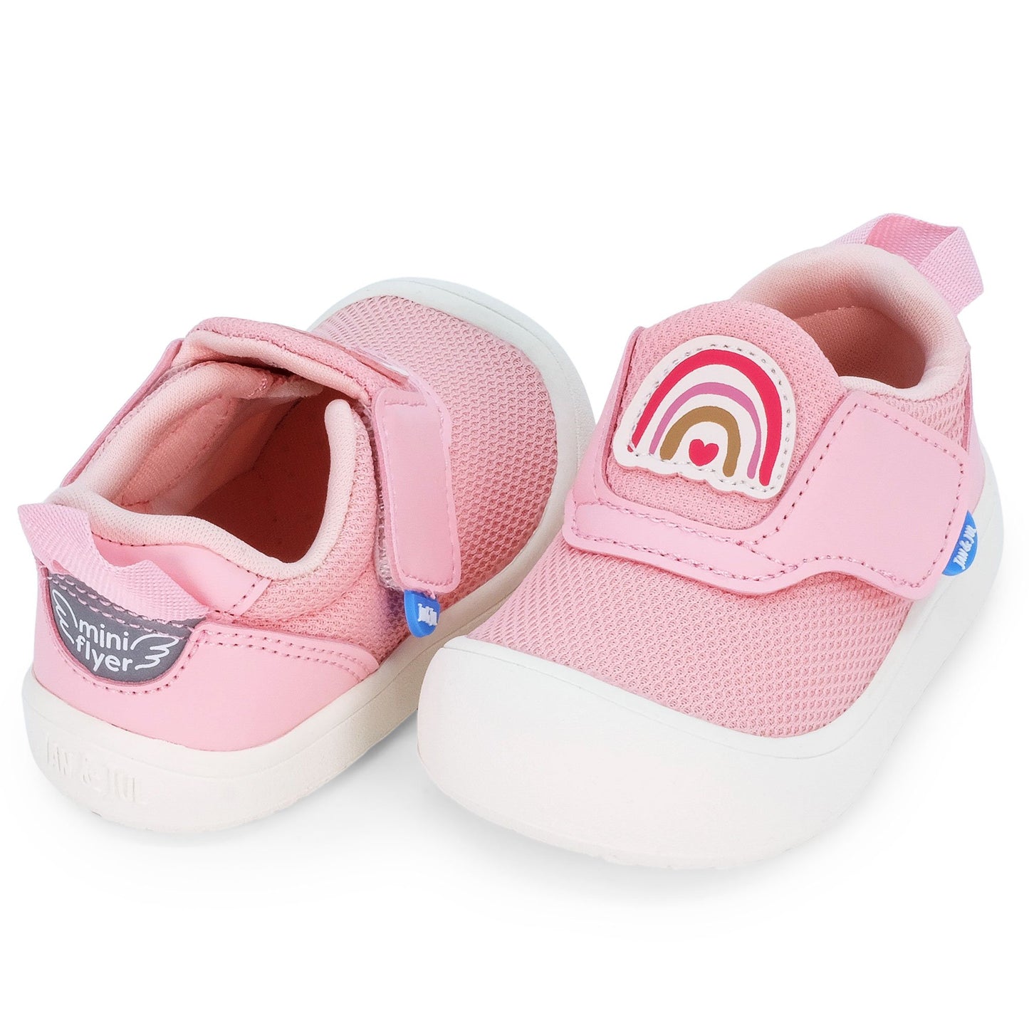 Jan & Jul Kids Mini-Flyer Shoe - Pink Rainbow