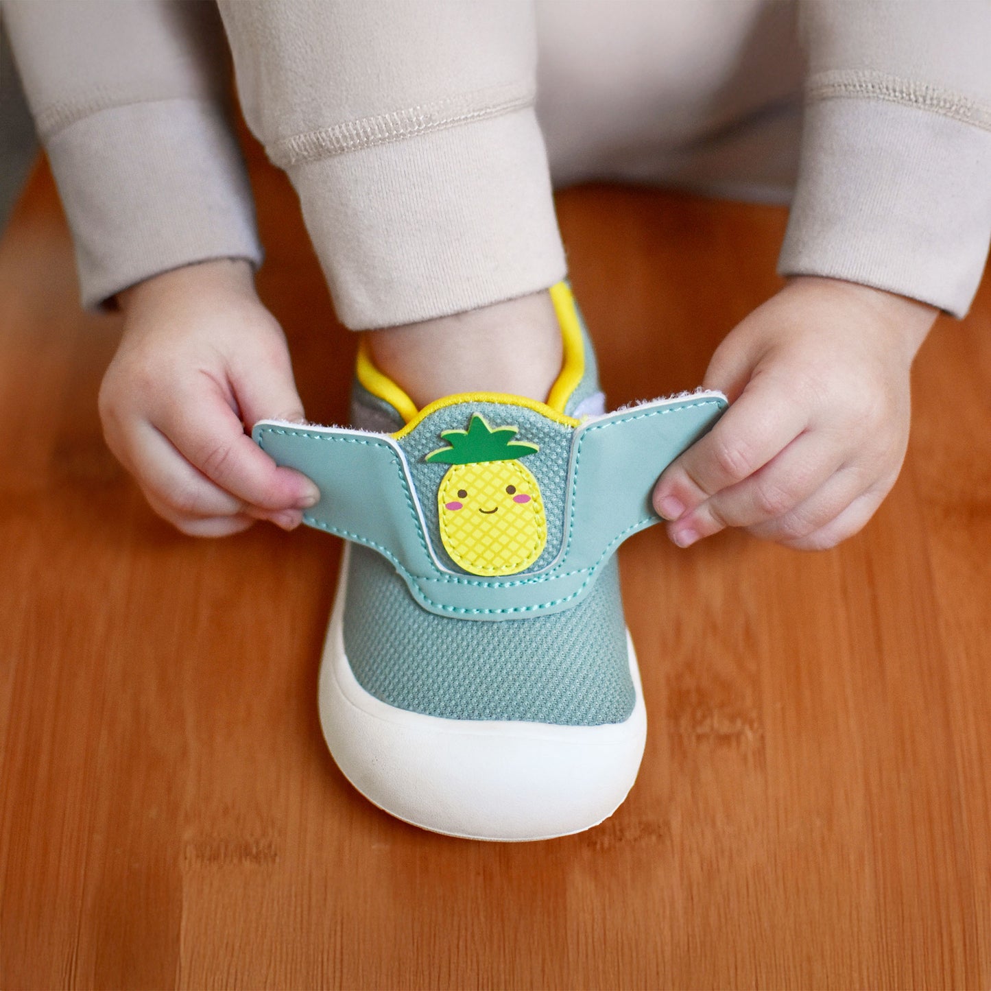 Jan & Jul Kids Mini-Flyer Shoe - Pineapple