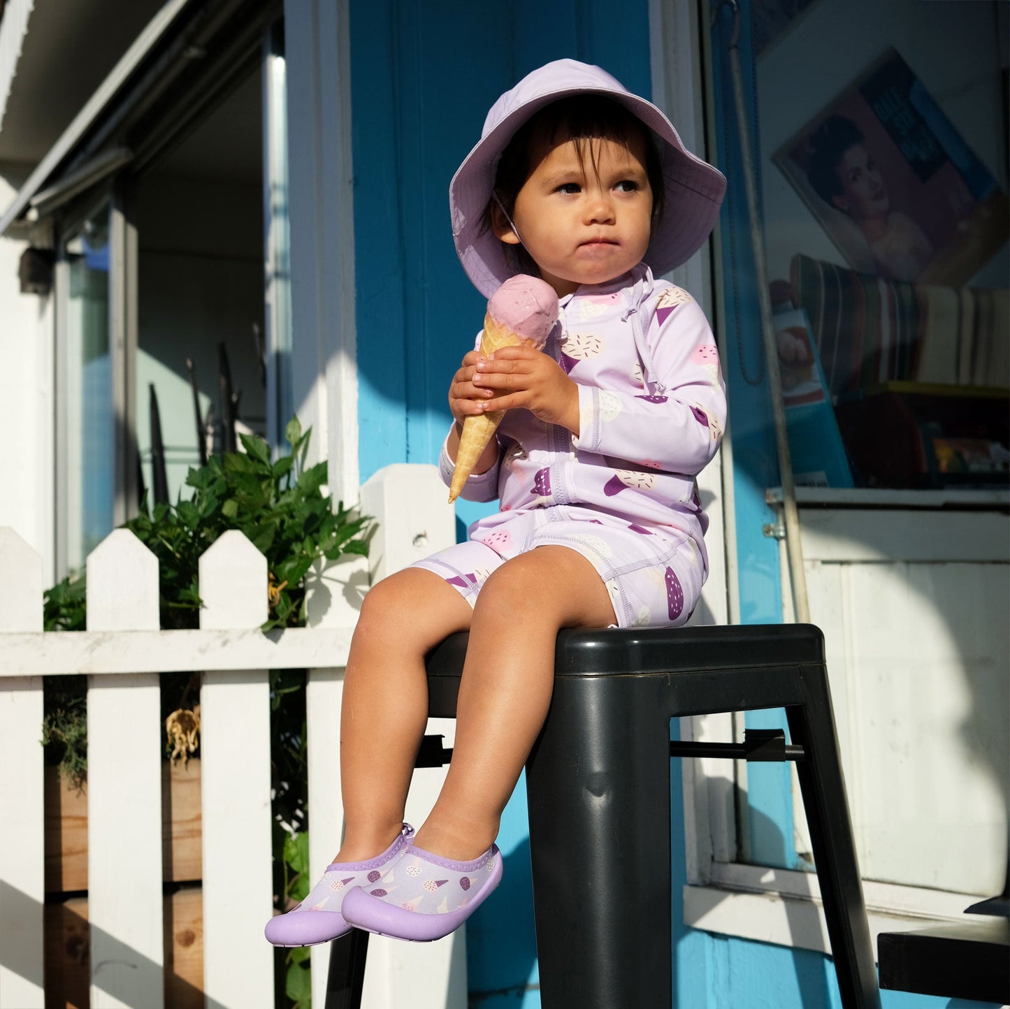 Jan & Jul Kids Water Shoes | Lavender Ice Cream