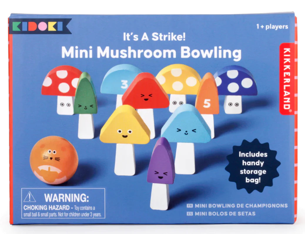 It'S  A Strike! Mini Mushroom Bowling