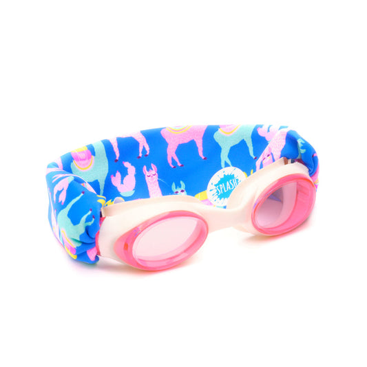 Splash Place Swim Goggles -  Llama Fiesta