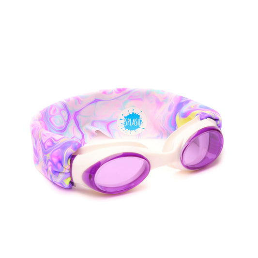 Splash Place Swim Goggles - Pastel Swirl