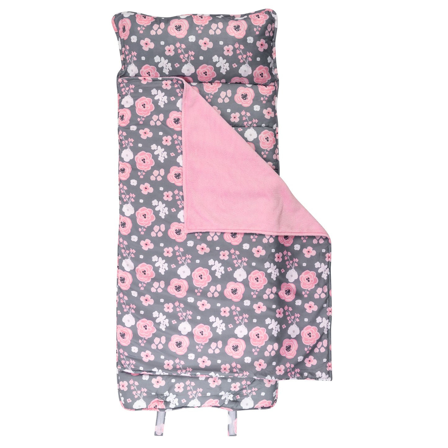 All Over Print Nap Mat Charcoal Flower