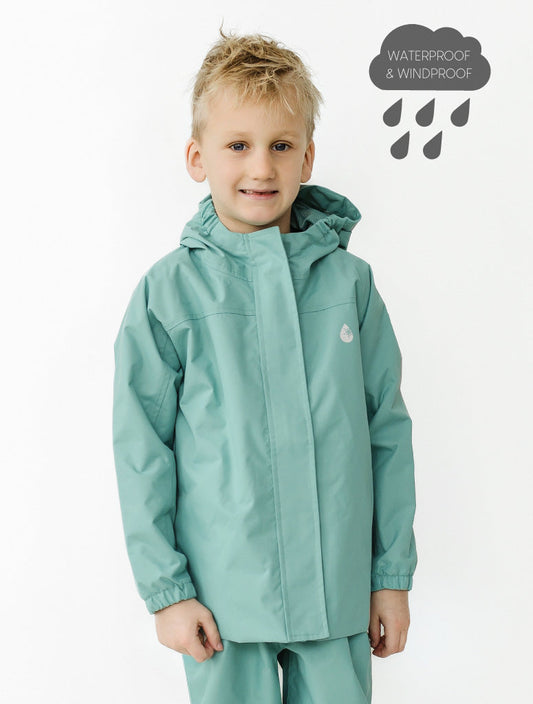 Therm Kids - Splashmagic Rainshell Seafoam