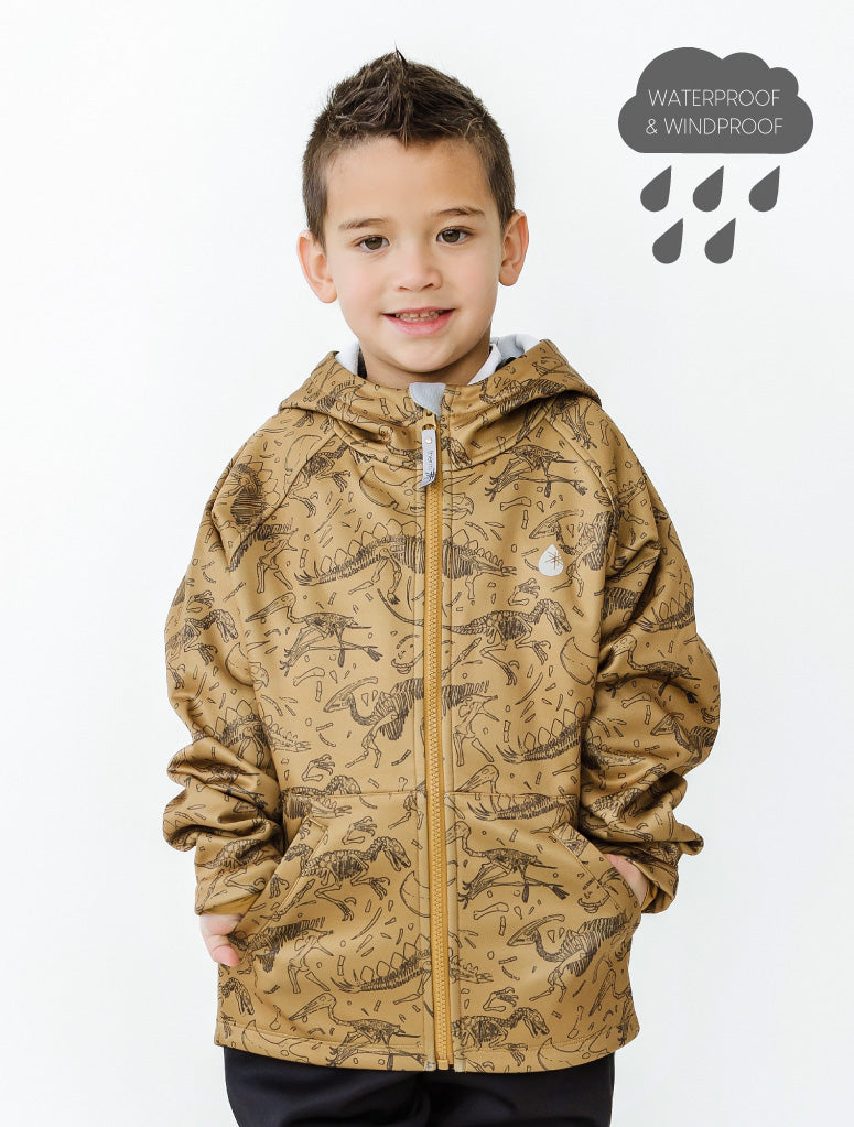 Therm Kids- All-Weather Hoodie Dino Bones