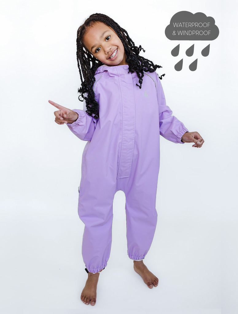 Therm Kids 10K Rainsuit - Periwinkle