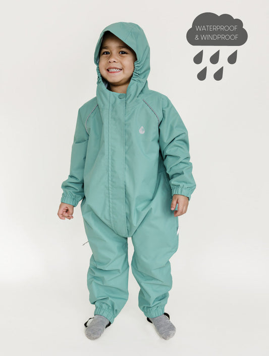 Therm Kids 10K Rainsuit - Seafoam