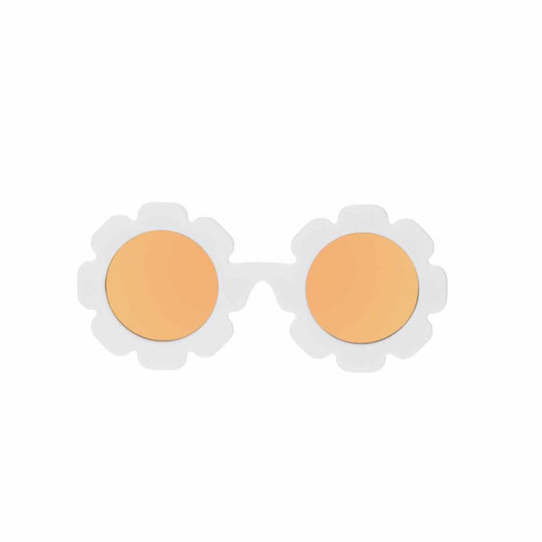 Babiator The Daisy: White Flower w/ Polarized Gold Lens Sunglasses