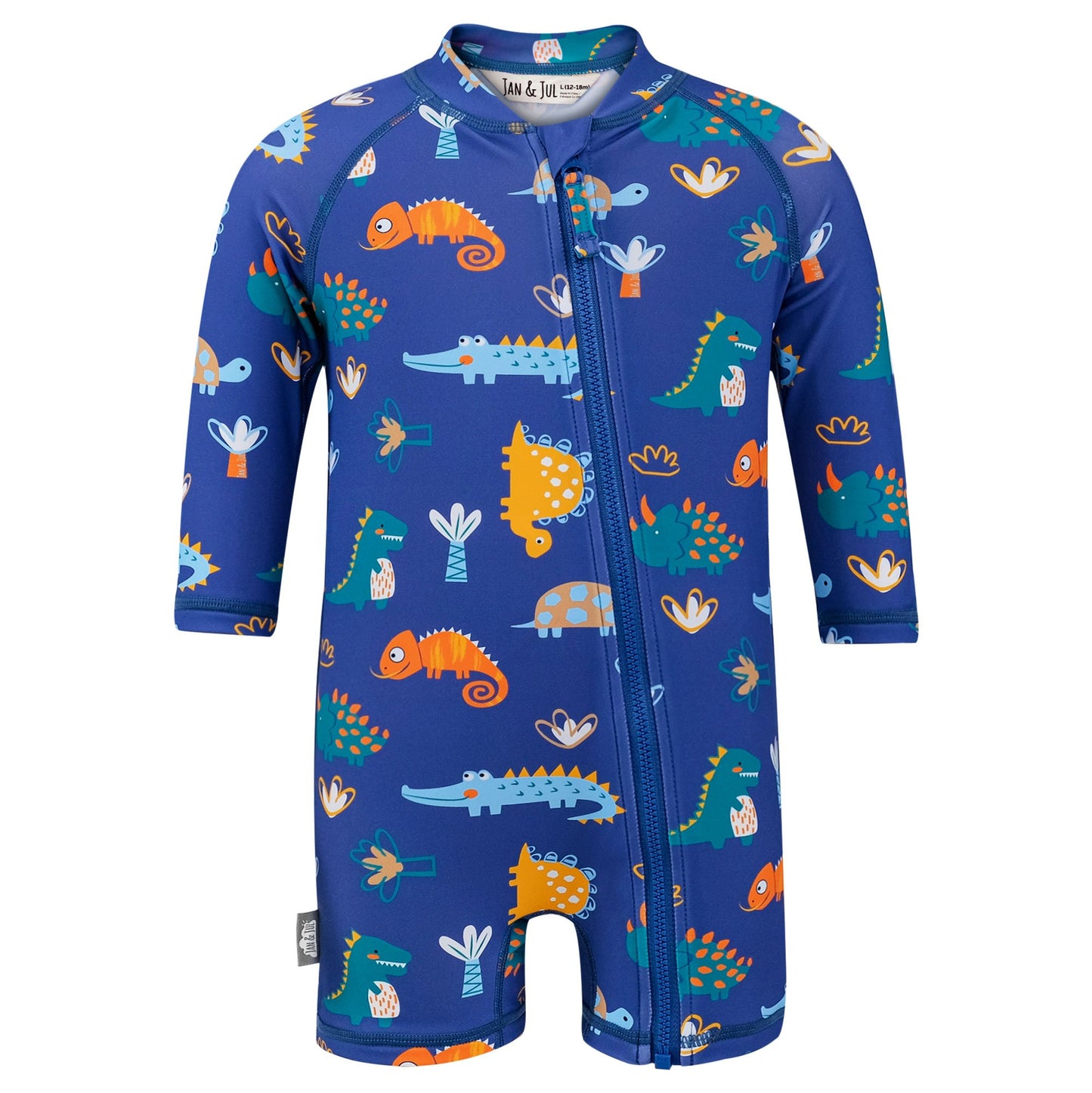 Jan & Jul 1-pc UV Jumpsuit - Dino Buddies