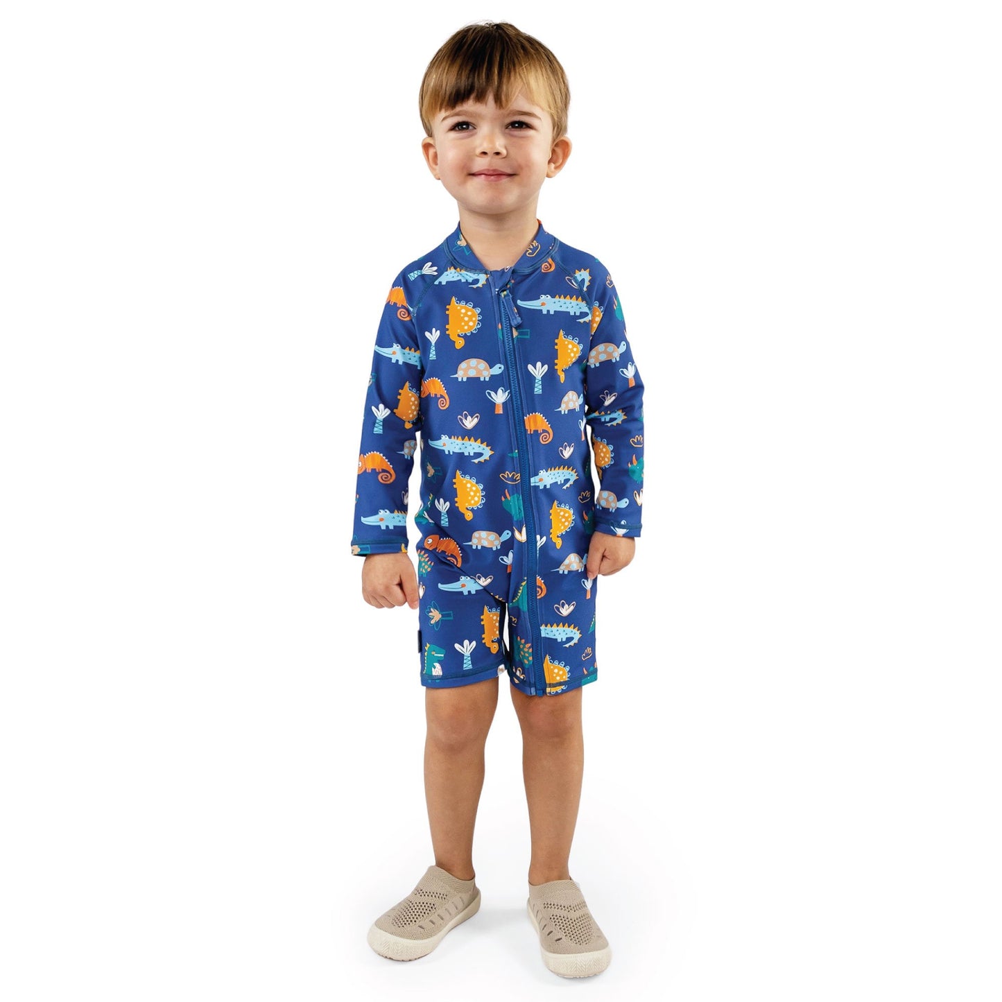 Jan & Jul 1-pc UV Jumpsuit - Dino Buddies