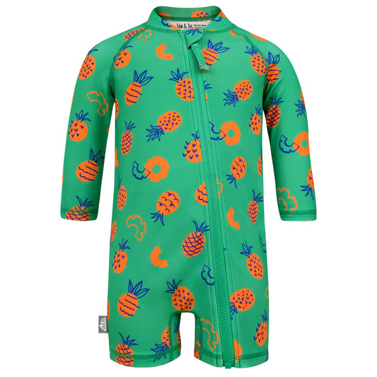 Jan & Jul 1-pc UV Jumpsuit - Pineapple Party