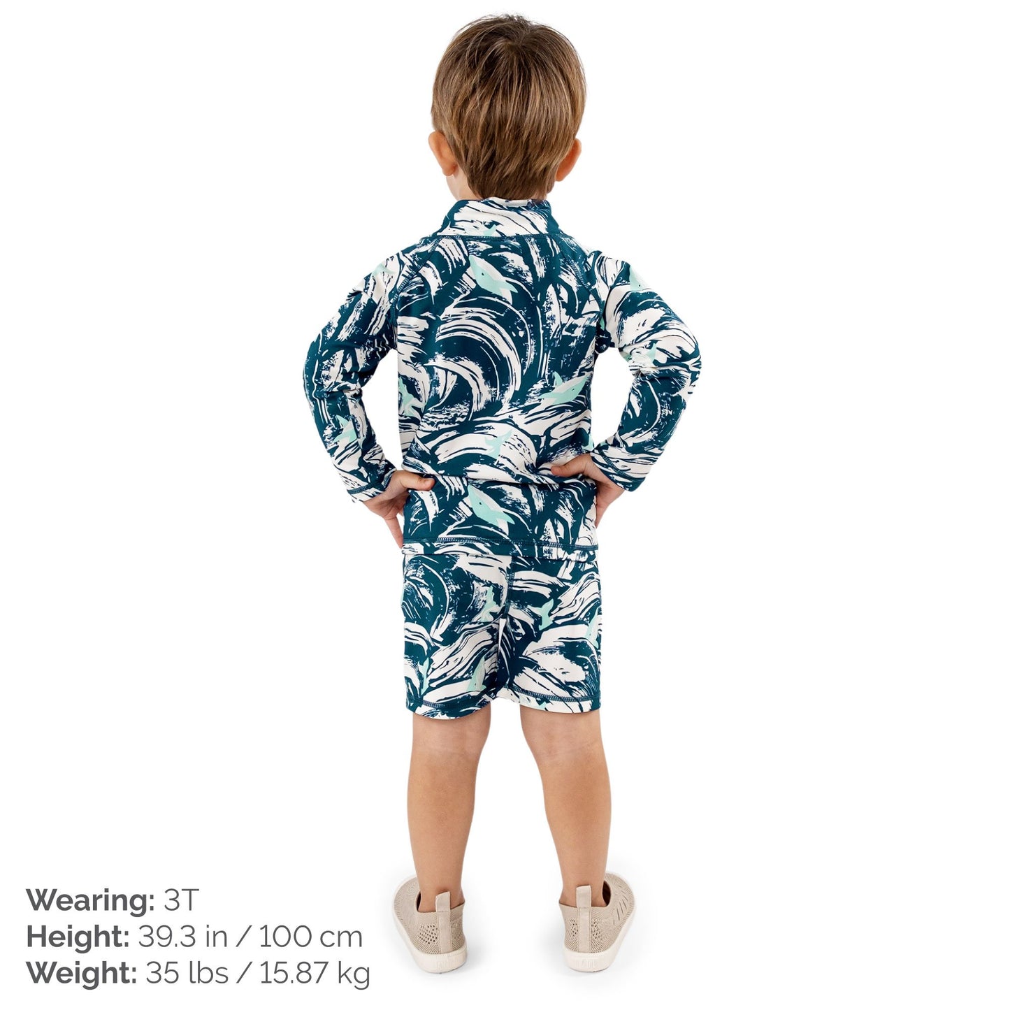 Jan & Jul 2-pc UV Jumpsuit - Wave Rider