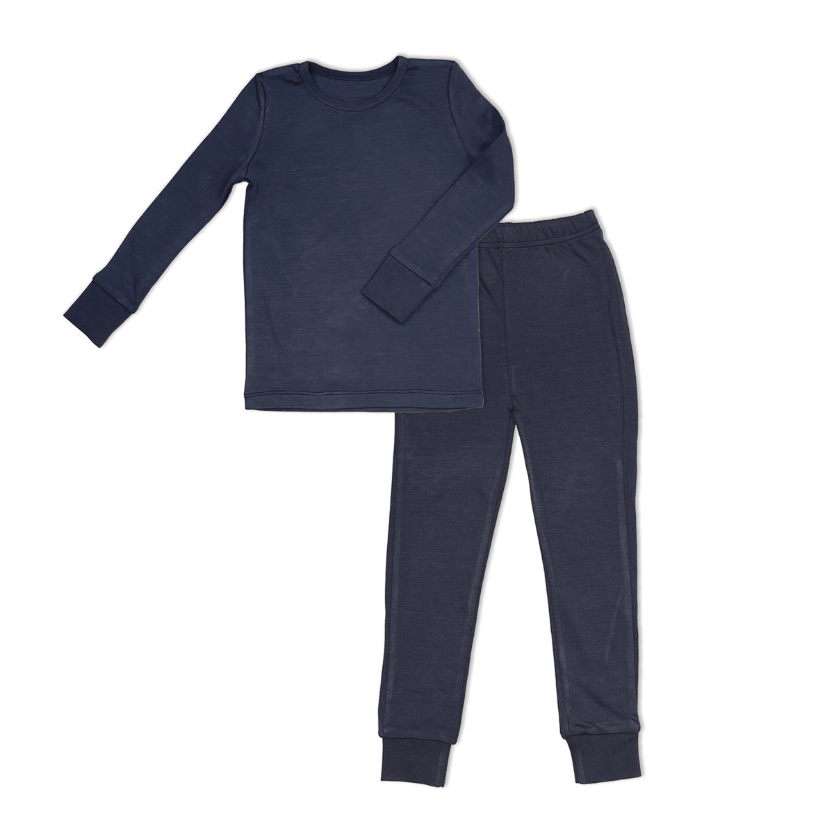 Silkberry Baby Bamboo Wool Long Sleeve Set (Blue Night)