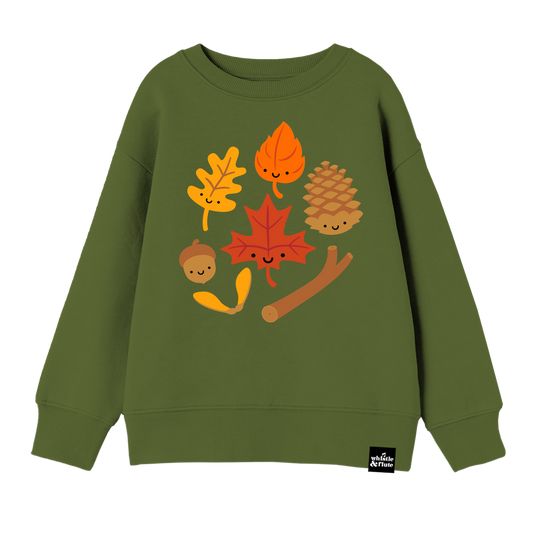 Whistle & Flute Autumn Leaves Sweatshirt