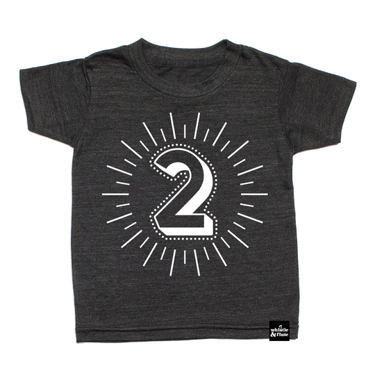 Whistle & Flute Milestone Number T-Shirt