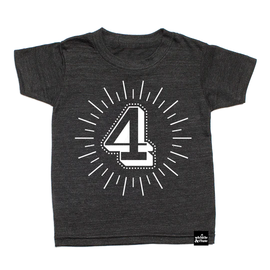 Whistle & Flute Milestone Number T-Shirt