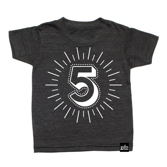 Whistle & Flute Milestone Number T-Shirt