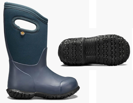 Bogs Kids York Insulated Rain Boot - Navy Solid