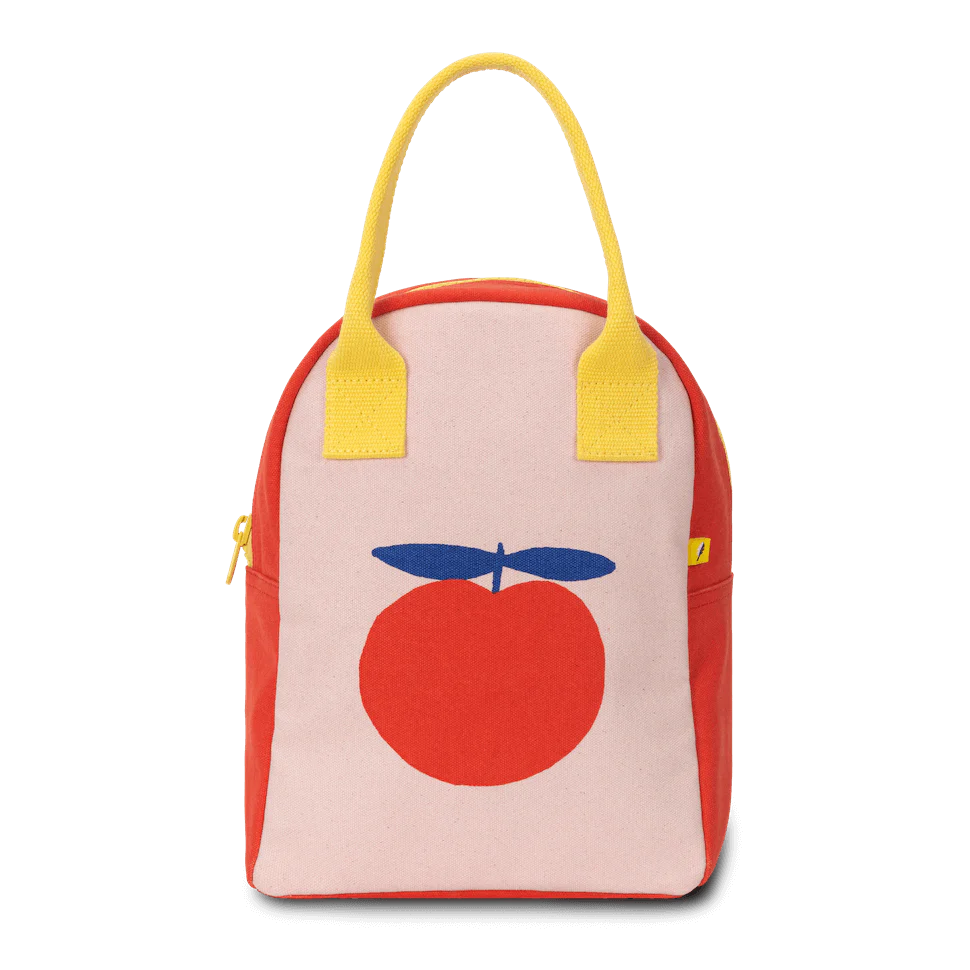 Fluf Zipper Lunch Bag- Red Apple