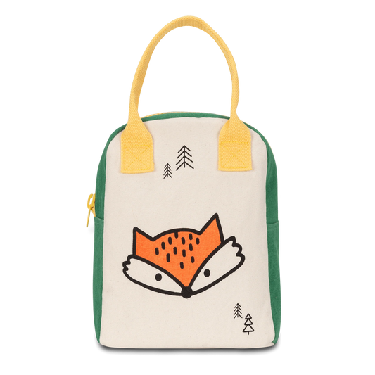 Fluf Zipper Lunch Bag- Fox