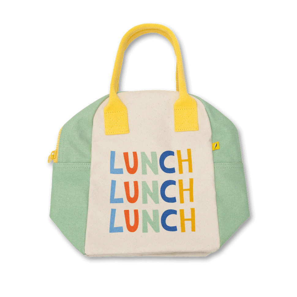 Fluf Zipper Lunch Bag- Triple Lunch