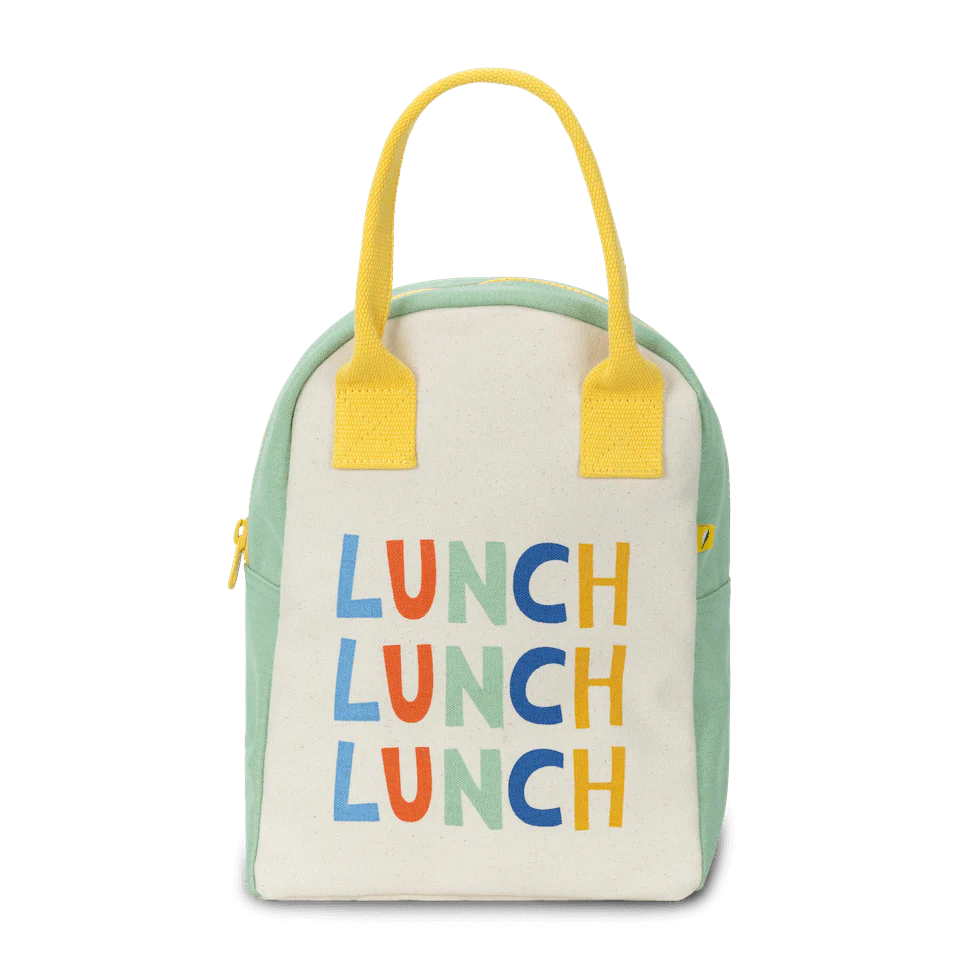 Fluf Zipper Lunch Bag- Triple Lunch