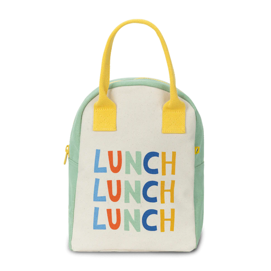 Fluf Zipper Lunch Bag- Triple Lunch