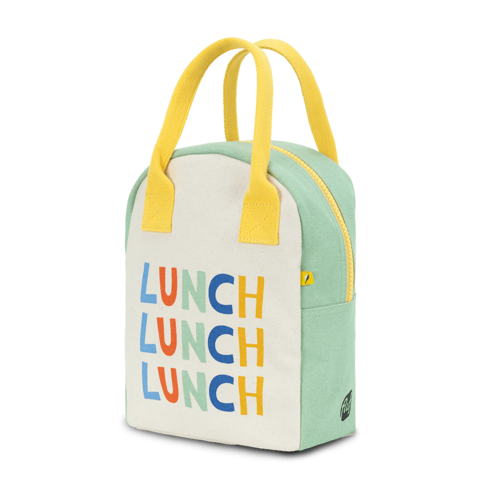 Fluf Zipper Lunch Bag- Triple Lunch