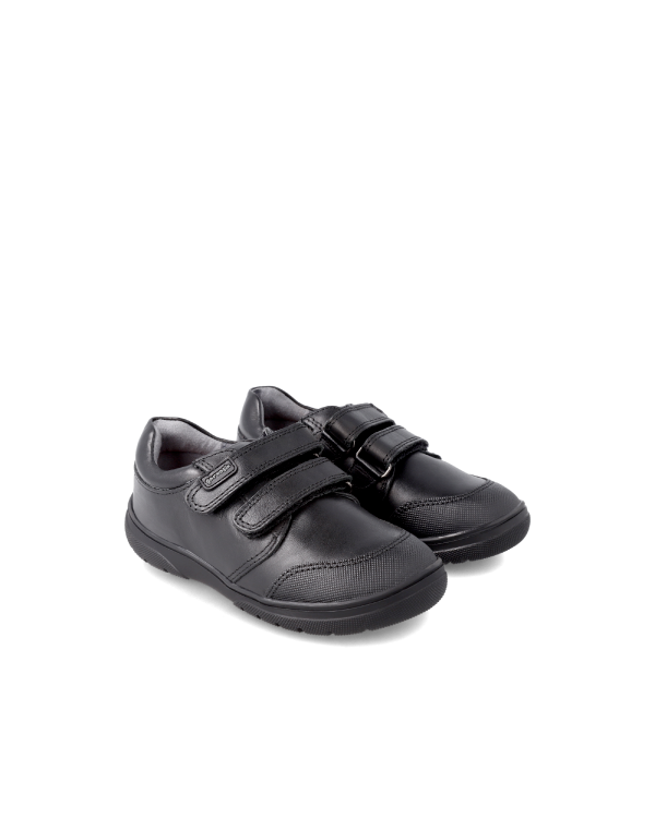 Garvalin Black School Shoes