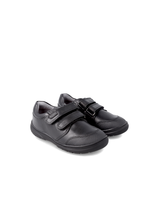 Garvalin Black School Shoes