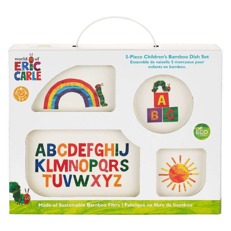 My Funkins - The Very Hungry Caterpillar™ Alphabet Bamboo Dish Set