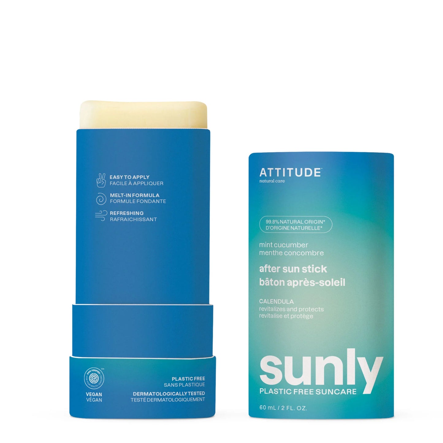 Attitude After Sun Stick Mint Cucumber 60mL