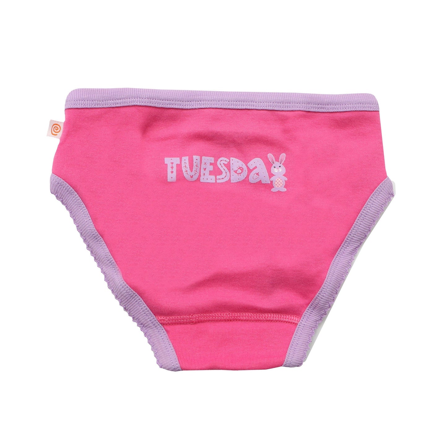 Kids Organic Briefs - 7Pc Set - Days Of The Week 5-6 Years