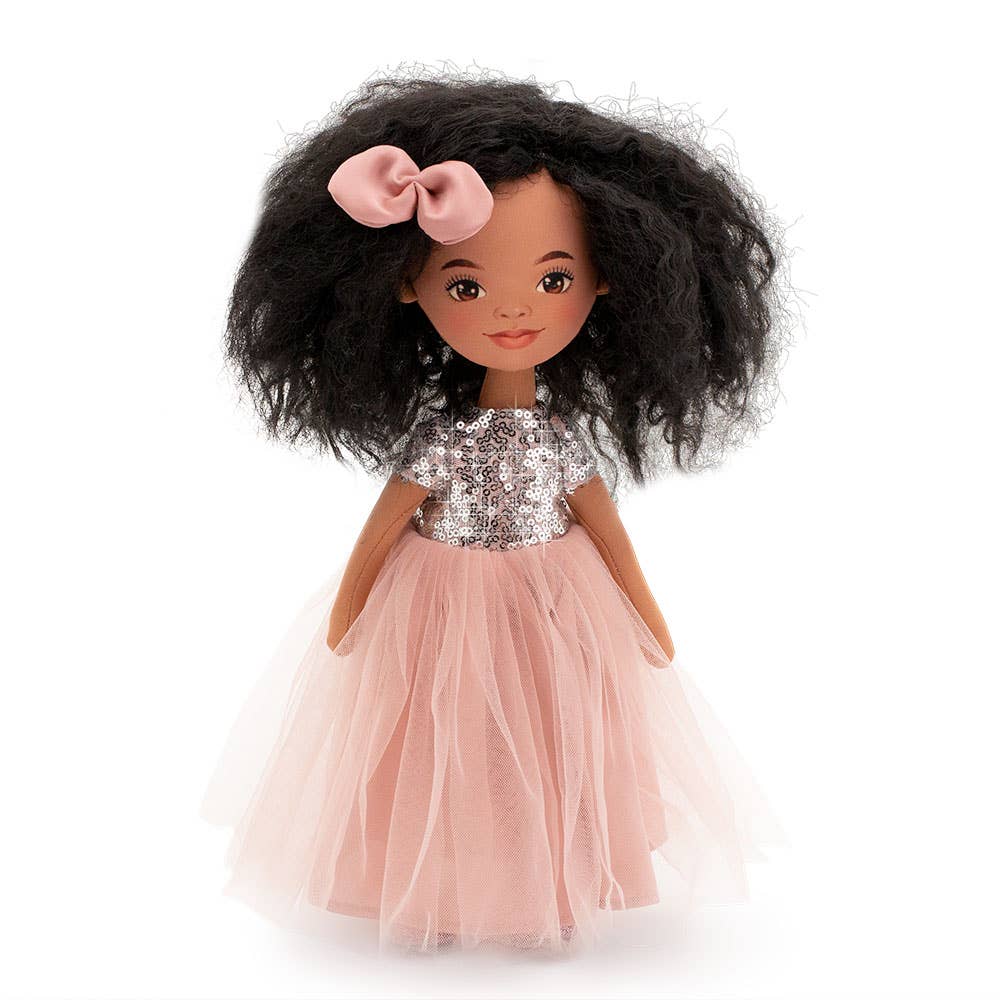 Orange Toys - Tina Doll in a Pink Sequined Dress-32cm