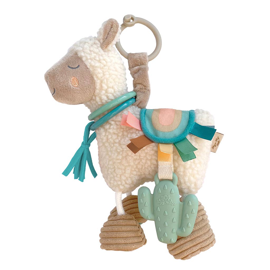 Itzy Ritzy - Itzy Friends Link & Love™ Activity Plush with Teether Toy: Unicorn