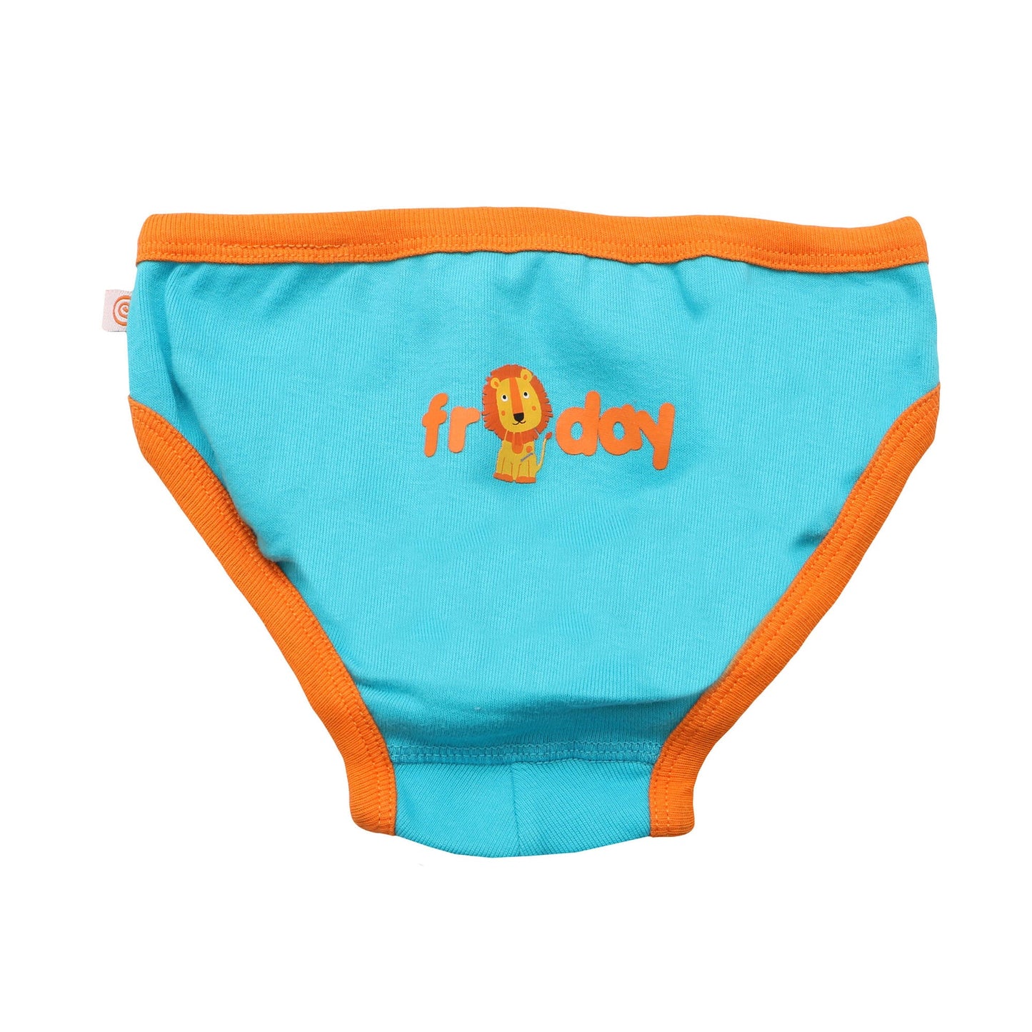 Kids Organic Pantys - 7Pc Set - Days Of The Week 4-5 Years