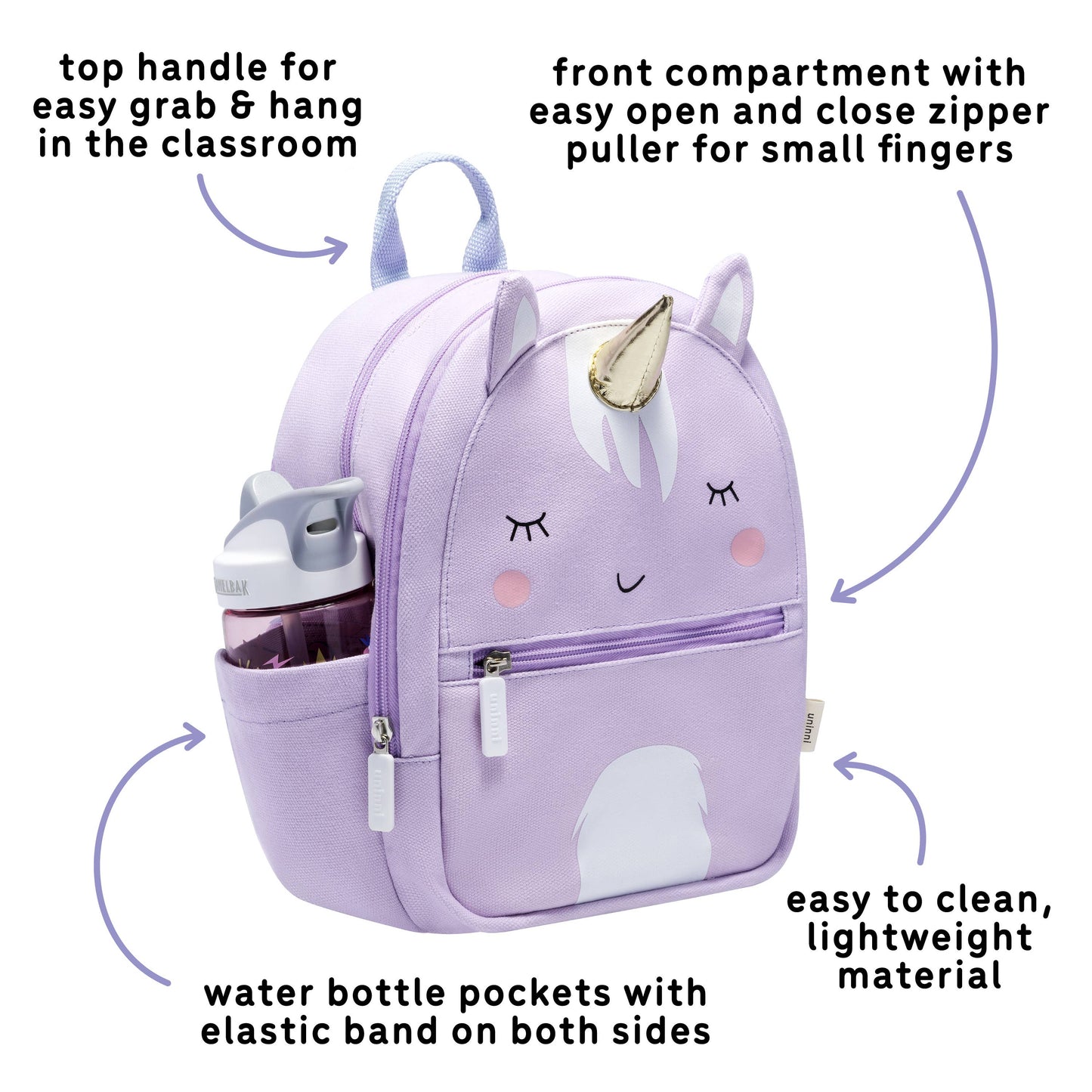 Uninni - Toddler Backpack - Unicorn