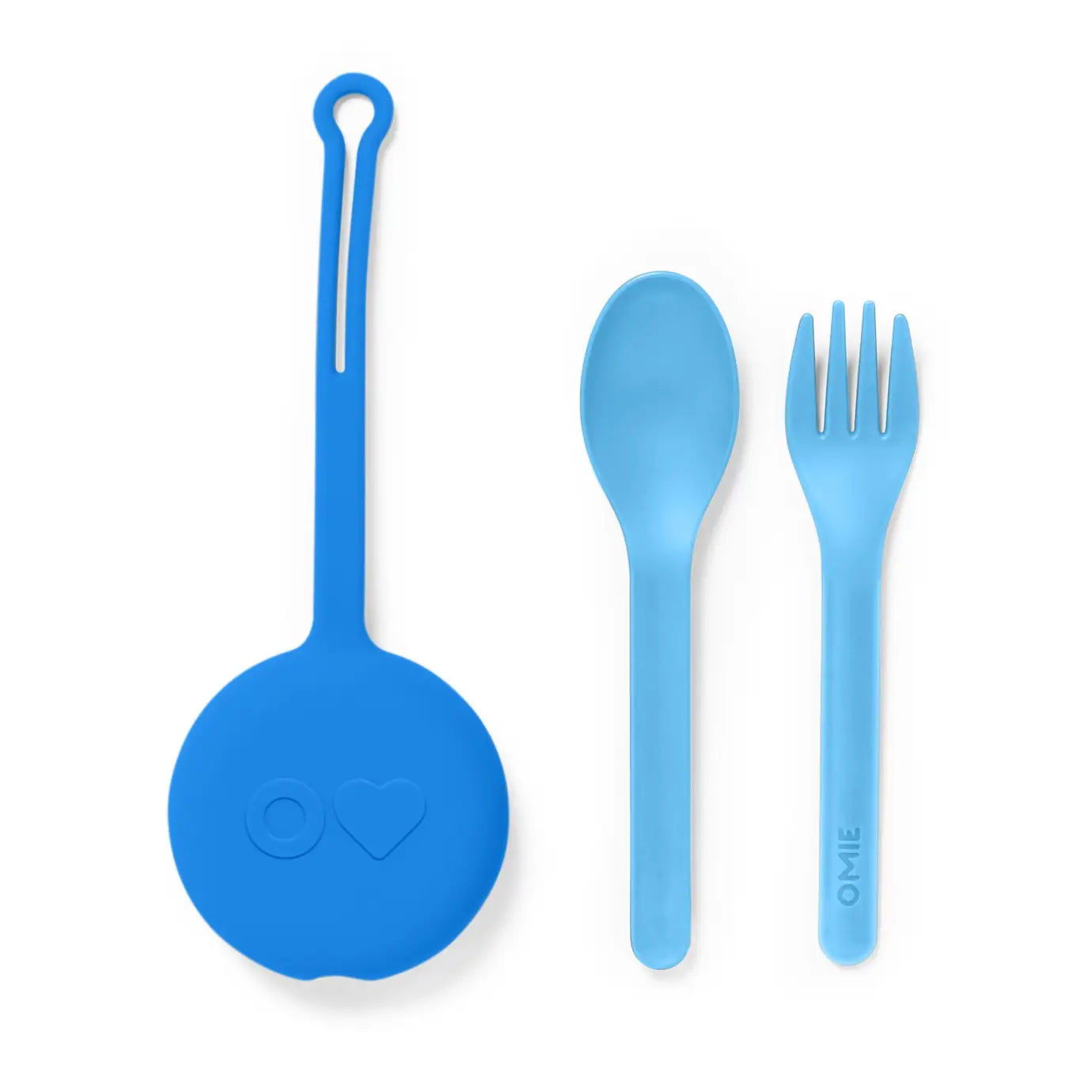 Omielife - Omiepod Fork and Spoon- Capri Blue