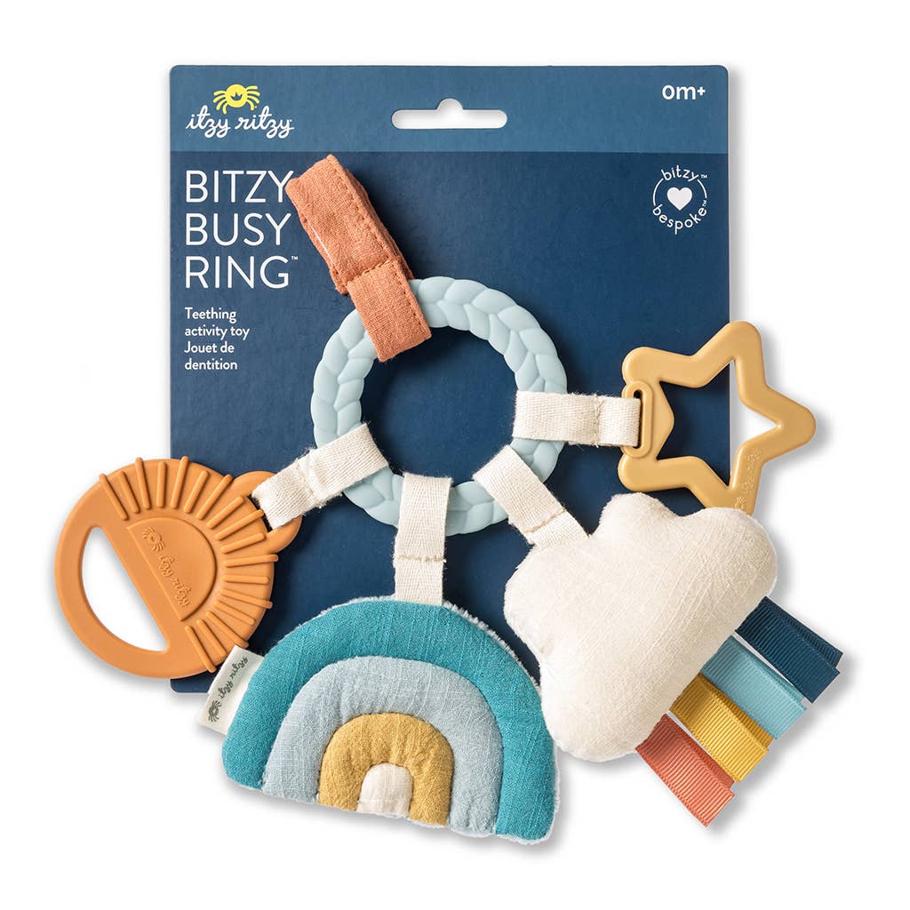 Itzy Ritzy - *NEW OPTION* Bitzy Busy Ring™ Teething Activity Toy: Rainbow