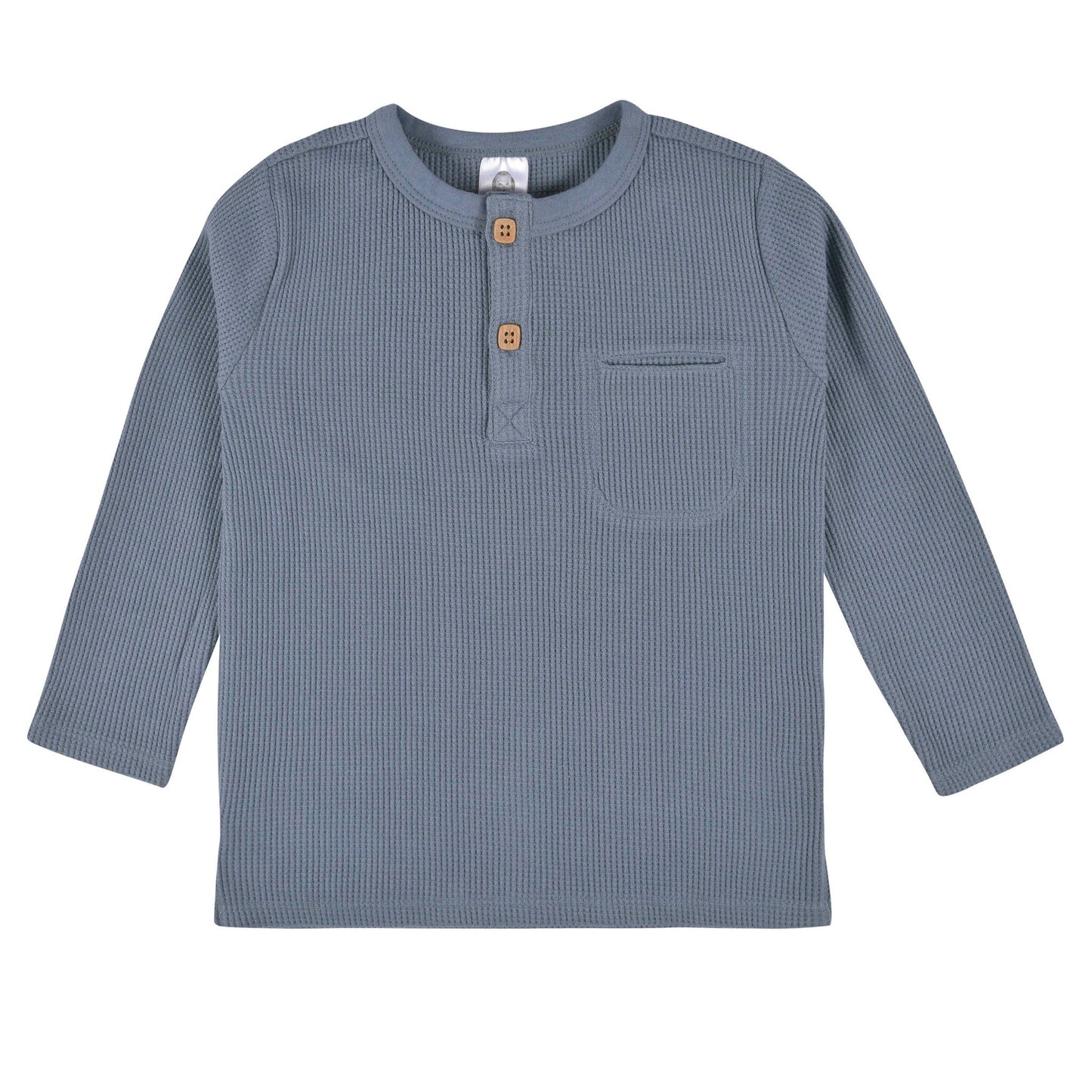 Gerber 2-Pack Boy Gray & Blue Waffle Knit