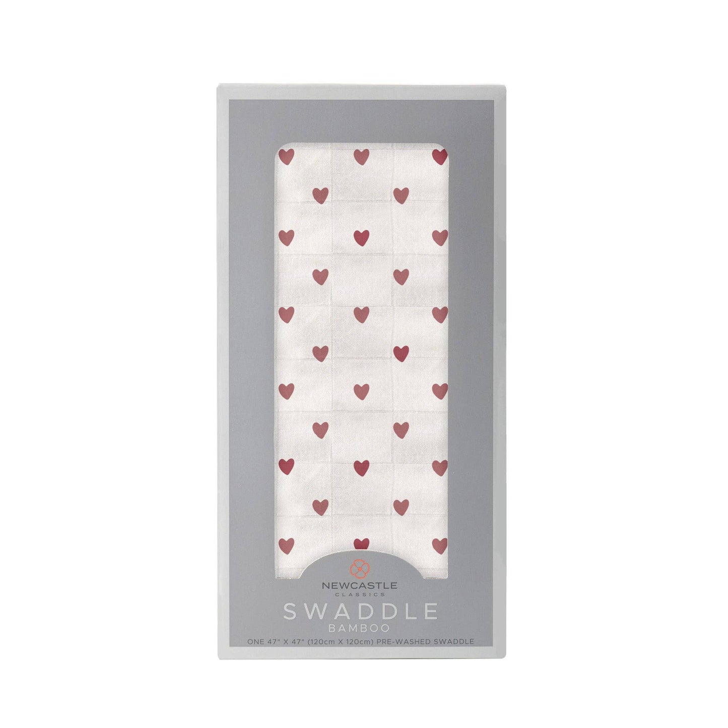 Newcastle Classics - Two Hearts Bamboo Swaddle