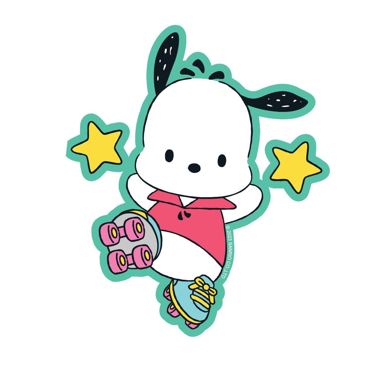 Pipsticks - Pochacco Roller Skate Vinyl Sticker