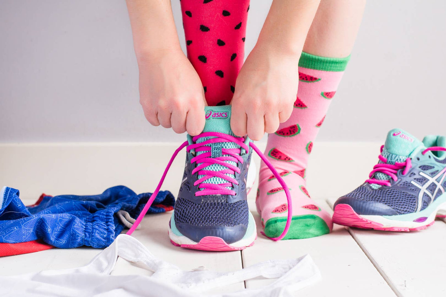 Friday Sock Co. - Kid’s Socks | Watermelon | Mismatched