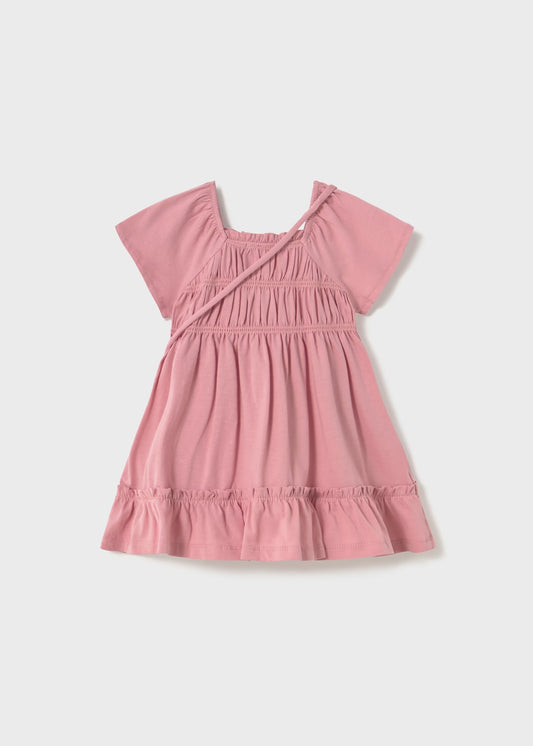 Mayoral Toddler Dress with Bag Rosado